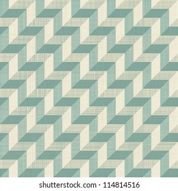 retro seamless zigzag pattern in blue and grey