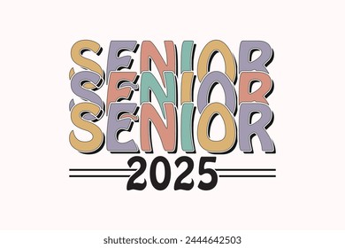 Retro Senior Class of 2024 EPS Design, Senior Class T-shirt, Graduate Shirt, Graduate Saying