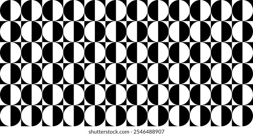 Retro-Set von schwarz-weißen geometrischen Vektormuster minimale Poster mit 20er geometrischen DesignN