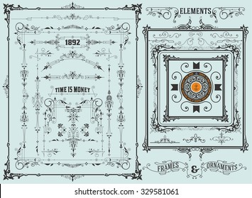 Retro set elements