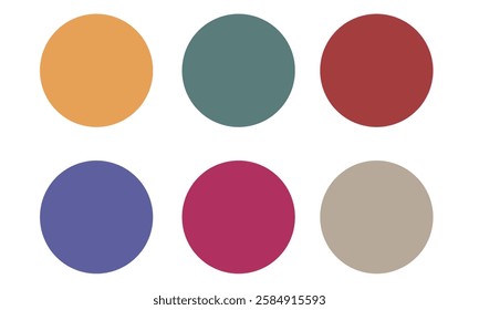  Retro set, minimalist painted elements, repeating dots and spots. Textile, wrapping paper, wallpaper design. Yellow, pink, beige, blue, birch, red