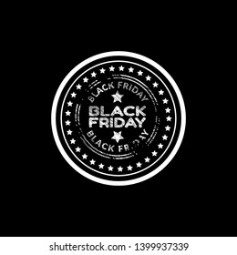 Retro set styled black friday. black friday label,emblem,sticker.Vintage seal
