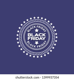 Retro set styled black friday. black friday label,emblem,sticker.Vintage seal