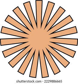 Retro Shape Decorative Element Vector