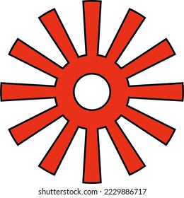 Vector de elementos decorativos de formas retro