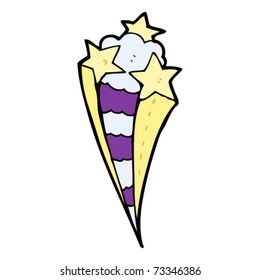 retro shooting stars design element