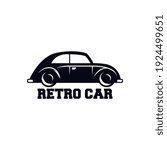 Retro simple and minimalist car logo design