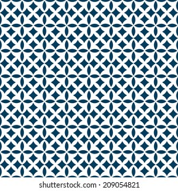 Retro simple seamless pattern. Vector background