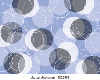 retro skinny rings blue (vector)