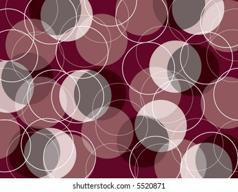 retro skinny rings maroon (vector)
