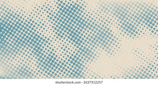 retro sky pattern on old paper texture. raster halftone vintage clouds.