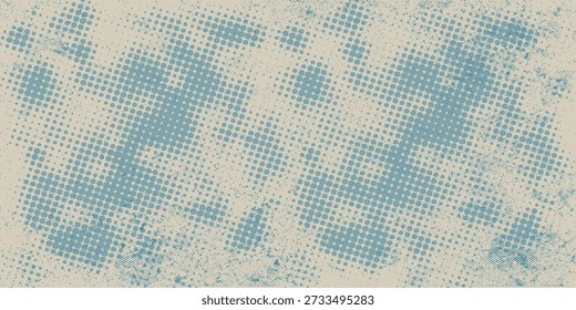 retro sky pattern on old paper background. raster vintage clouds