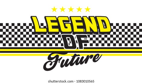 retro slogan tee design