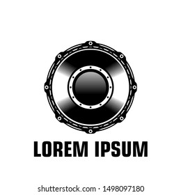 Retro Snare Drum Logo Template 