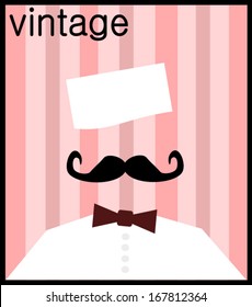 Retro Soda Jerk Waiter With Bow Tie