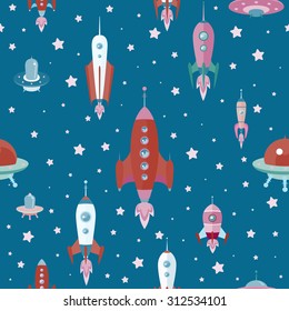 retro space pattern