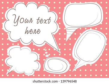 retro speech bubble