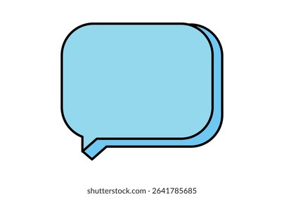 Retro speech bubble. Talk bubble text, chat box, in retro style