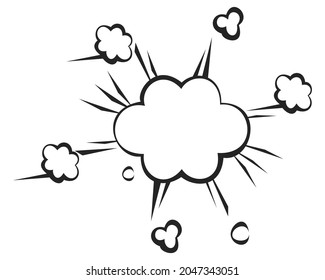 retro speech bubbles drawn pop art style