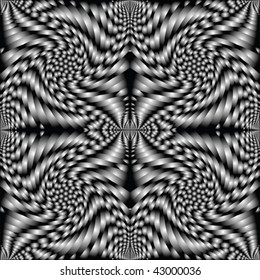 retro spiral black texture, vector art illustration
