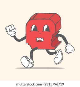 RETRO SPORT CHARACTER HAND DRAWING STYLE