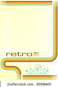 retro spring background