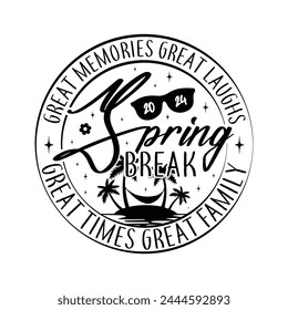 Logo retro Spring Break 2024