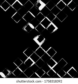 patrón cuadrado retro en diseño de fondo. vector de pincel dibujado y combinando al azar. puede utilizarse como fondo retro abstracto, plantilla, fondo, afiche, cartelera, portada, etc.