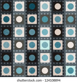 retro square seamless pattern