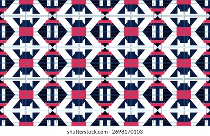 Padrão de ladrilho quadrado retrô em cores terrosas