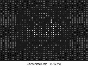 Retro squared pattern