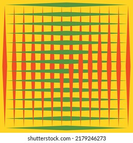 Retro Squares and Geometric Colored Shadow Shapes Pattern Background. Vector, EPS.