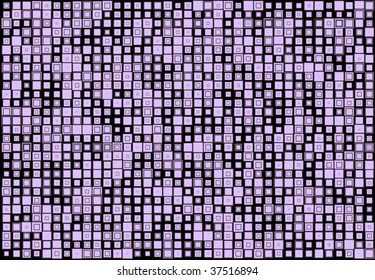 Retro squares in pink