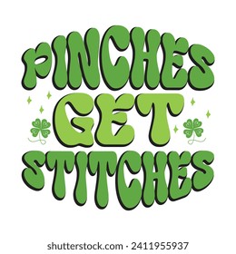 Retro St. Patrick’s Day Design, T-Shirt, Typografie, Vektorgrafik, Retro, Sublimationsdesign, 