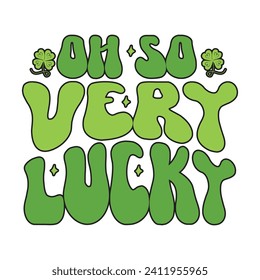 Retro St. Patrick’s Day Design, T-Shirt, Typografie, Vektorgrafik, Retro, Sublimationsdesign, 