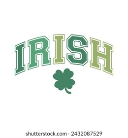 Retro St. Patrick’s Day Irish T Shirt