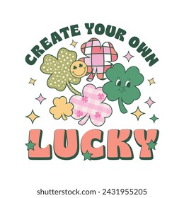 Retro St. Patrick's Day Create Your Own Lucky