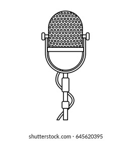 retro stage microphone