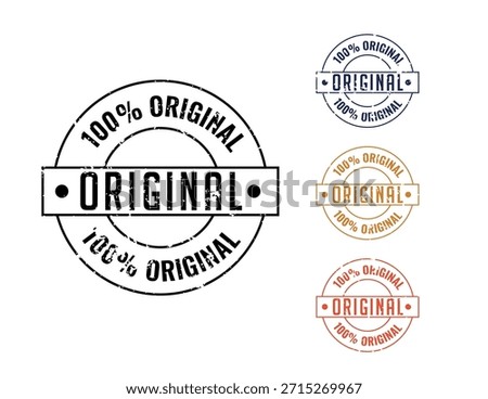 Retro Stamp Templates Circle Design
