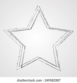 Retro Star Background. Vector Illustration. 