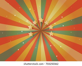 Retro star background.Vector EPS 10