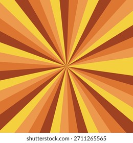 Efecto retro starburst con tonos tierra que irradian desde el centro