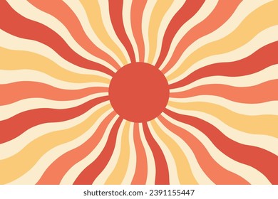 retro starburst or sunburst background v, sunburst retro vibes graphic print groovy background 60s 70s