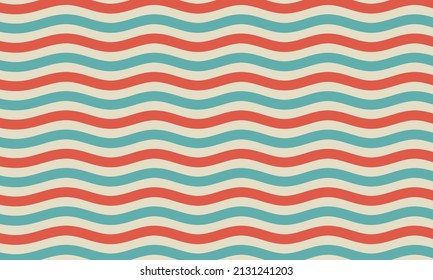 retro starburst or sunburst background vector pattern with a vintage color palette