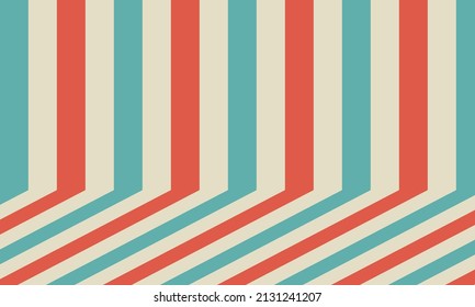 patrón vectorial de fondo retro starburst o sunburst con paleta de color vintage