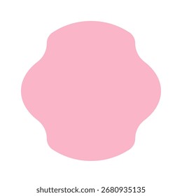 Retro sticker frame blank space