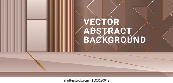Retro still life. Abstract background design for items in the interior.