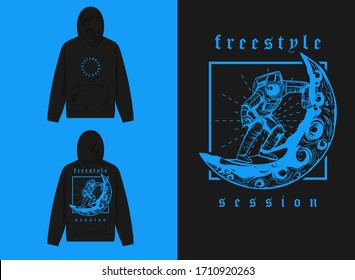 Retro Street Wear Hoodie.
Freestyle Session