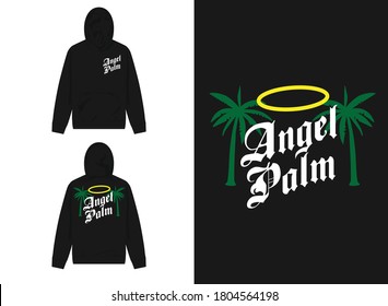 Retro Streetwear Hoodie
Angel Palm With Palm Tree Illustration