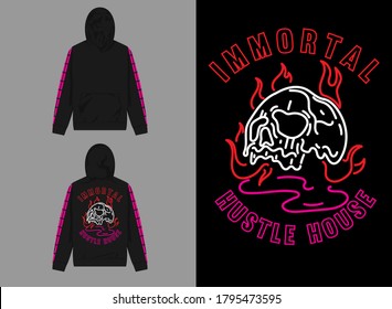 Retro Streetwear Hoodie
Immortal Design